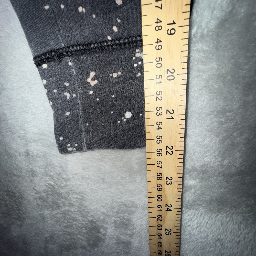 Holister Hoodie Size Men's XS Distressed Black Paint Shop Splatter - Picture 9 of 14